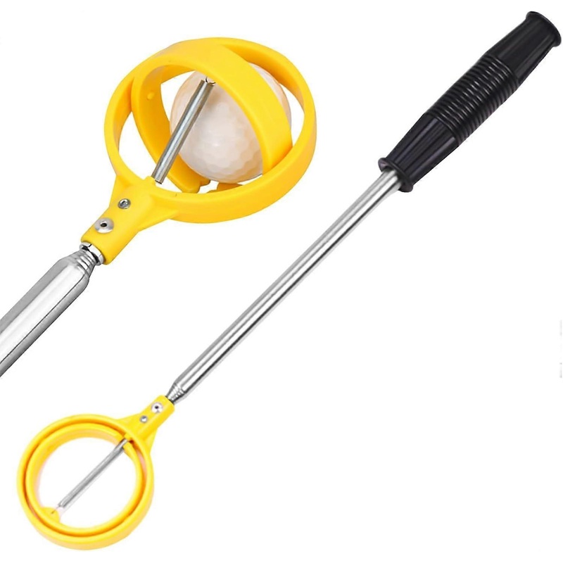 Golf Ball Grabber, Water Golf Ball Grabber Telescopic with Spring ReleasePrep Head, Golf Ball Grabber Tool, Golf Accessories, Golf Gifts for Men