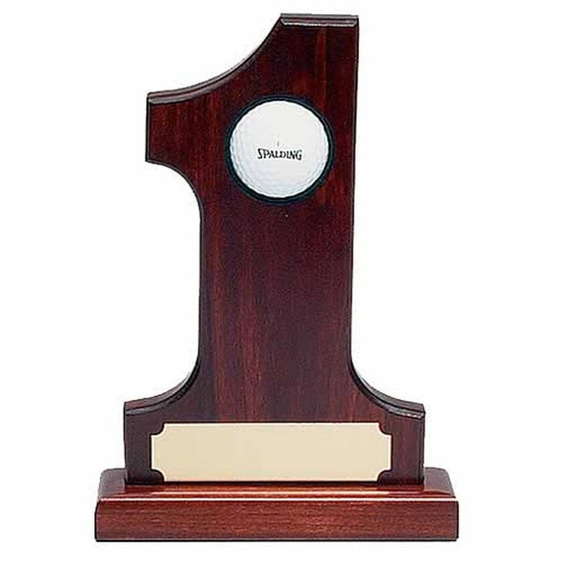 Hole In One Trophy Rosewood