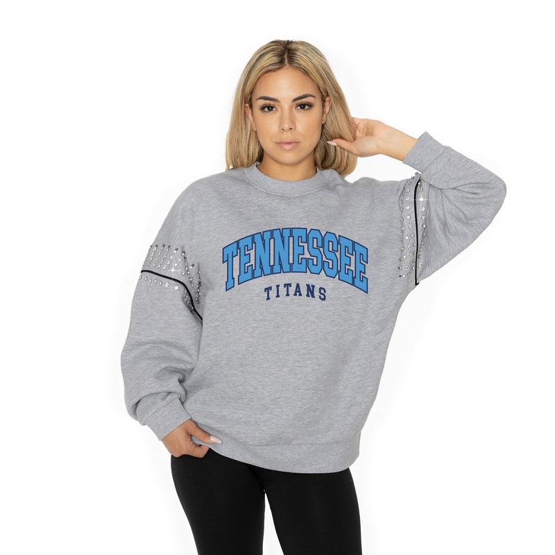 TENNESSEE TITANS Competitive Edge Jewel-Trim Pullover