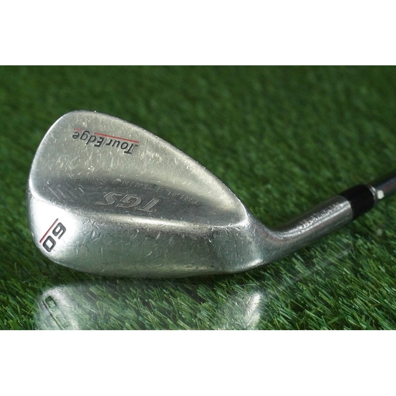 TOUR EDGE TGS 304 STAINLESS LOB WEDGE PURE FEEL STEEL SHAFT LEFT HANDED LH