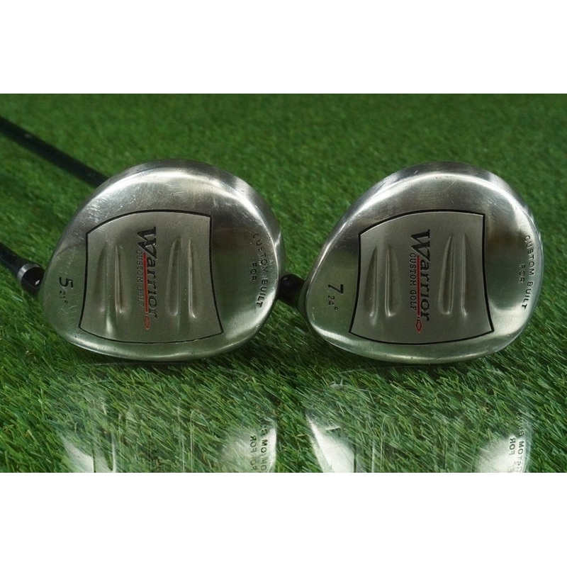 WARRIOR CUSTOM GOLF WOODS SET 5W,7W HARRISON LONG DRIVE GRAPHITE RH 21, 24