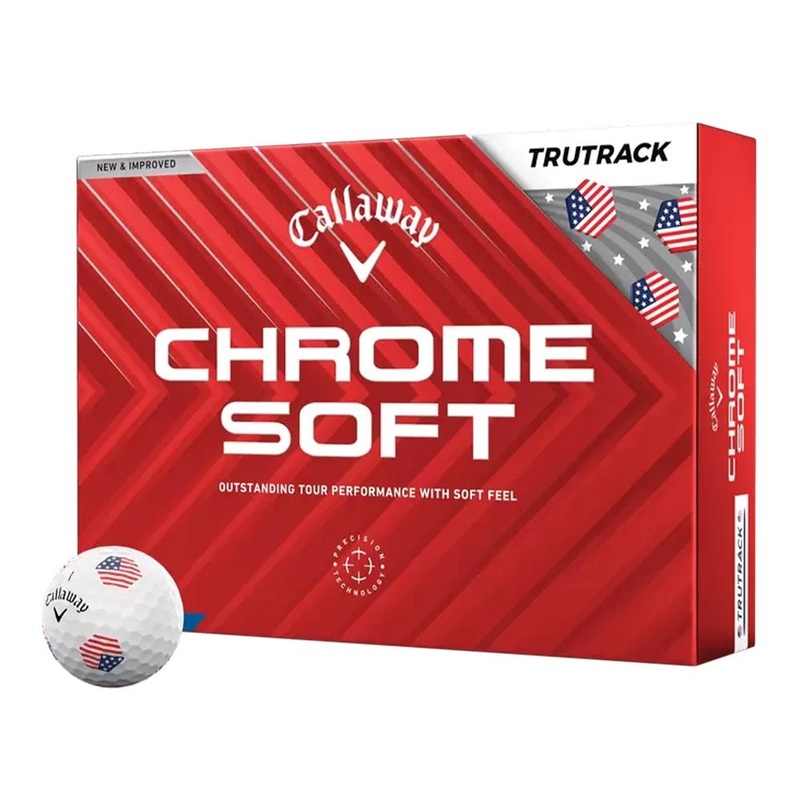 Callaway Chrome Soft TruTrack USA Golf Balls – 2024