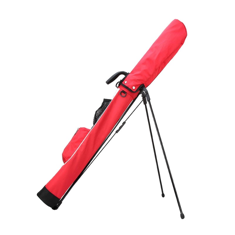 Waterproof Dustproof Golf Stand Bag Club Pitch and Putt Bag with Stand Red