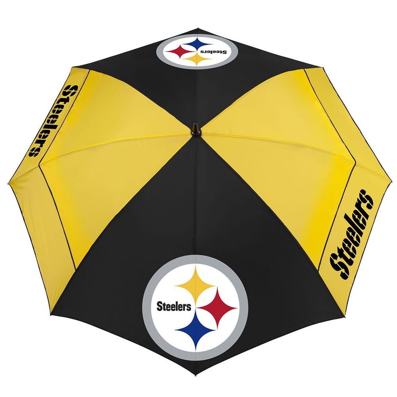 WinCraft NFL Pittsburgh Steelers 62 WindSheer Lite Umbrella