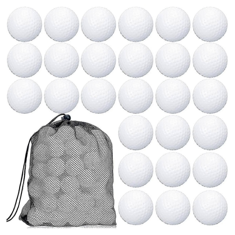 100 Pcs Golf Practice Ball Hollow Golf Ball Golf Balls With Mesh Drawstring Storage Bags compatible