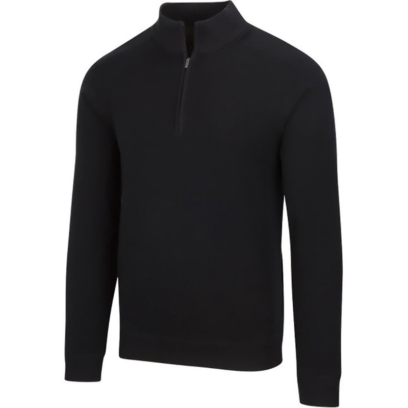 Greg Norman Performance Blend Lined 1/4 Zip Golf Wind Sweater