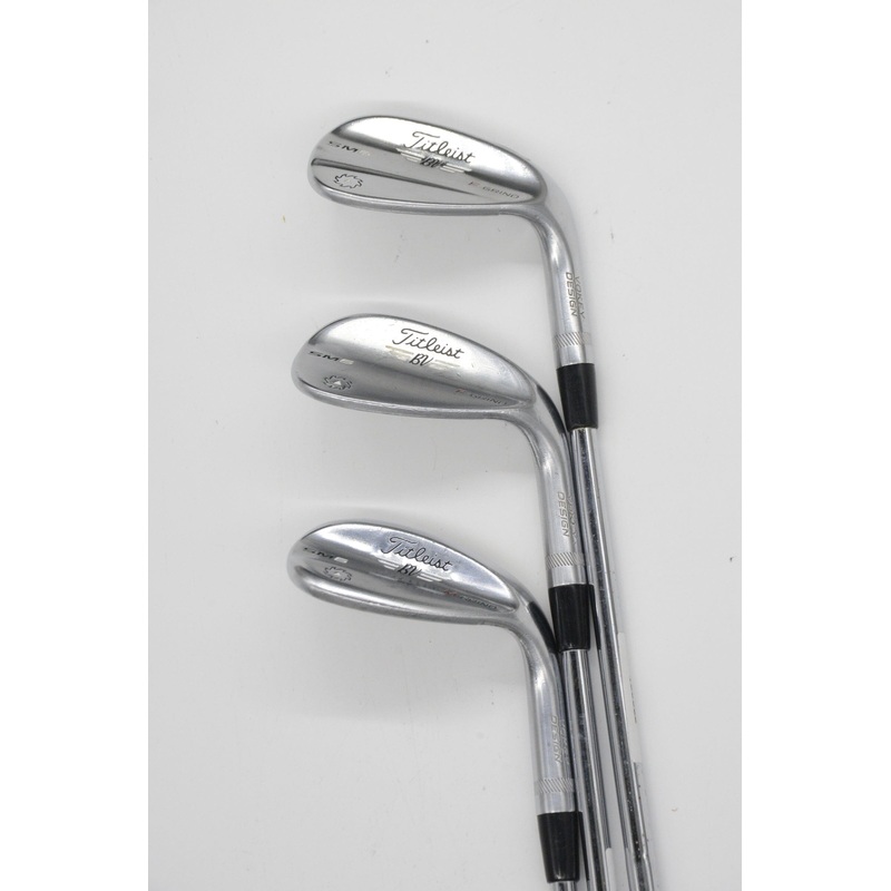 Titleist Vokey SM6 Tour Chrome 52, 56, 60 Degree Wedge Set Wedge Flex