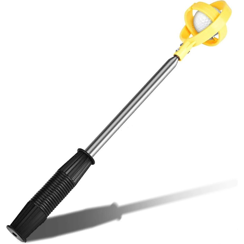 Golf Ball Retriever, Telescopic Golf Ball Pick-up, Golf Ball Picker Automatic Locking Scoop