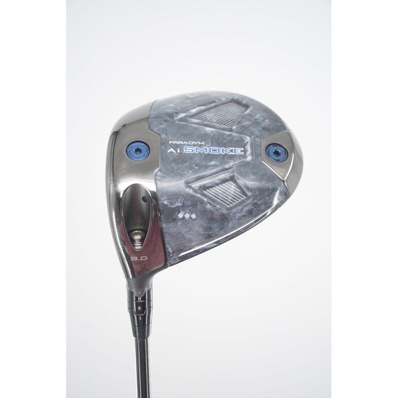 Lefty Callaway Paradym Ai Smoke Triple Diamond 9 Degree Driver S Flex 45.5