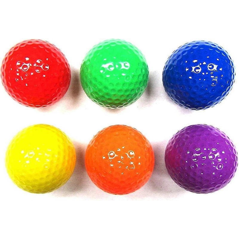 Mixed Colored Golf Ball, Driving Range Golf Balls,golf Practice Ball(six Color) Hk