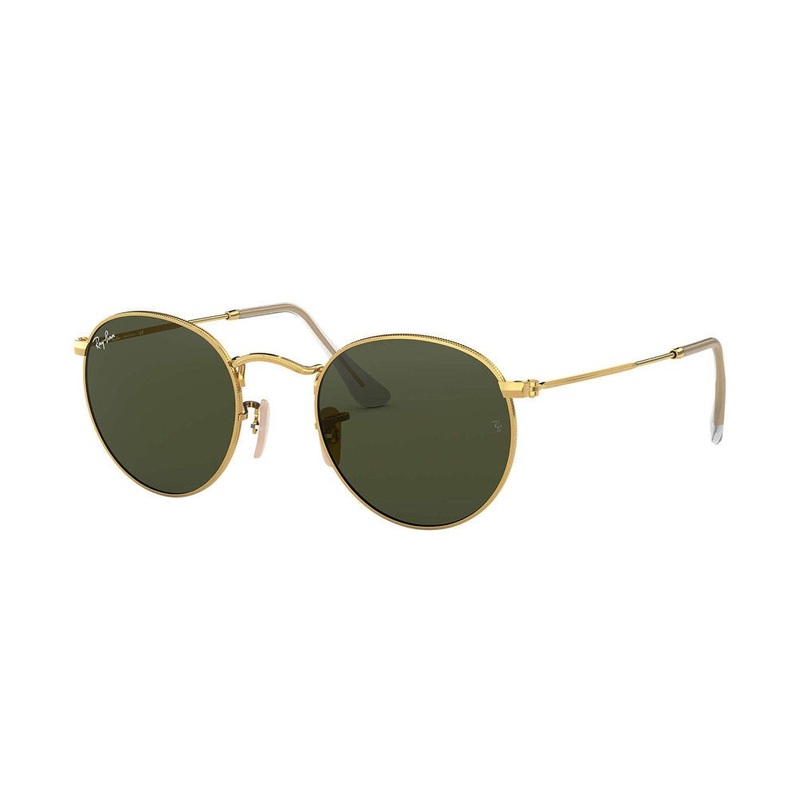 Ray-Ban Round Metal – Gold/Green Classic G-15
