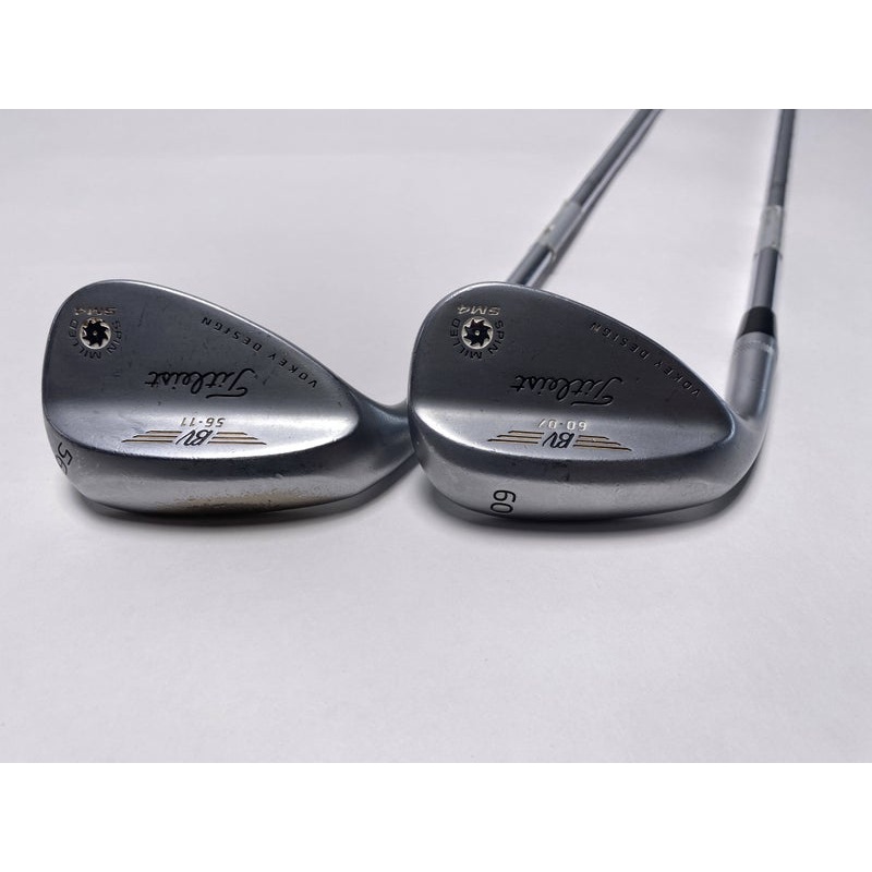 Titleist Vokey Spin Milled SM4 Chrome Wedge Set 56* 11 | 60* 7 Wedge Mens LH