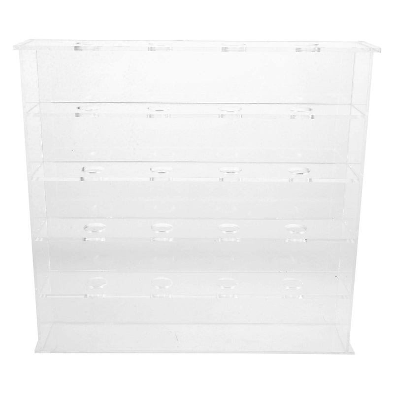 Acrylic Golf Ball Display Rack with Multihole Design for Wall Mounted Storage and Organization 6.5 x 4.7 inches