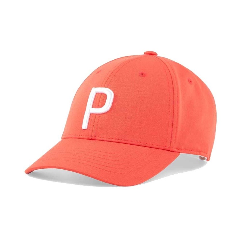 Puma Women’s Pony P Hat|Porcelain Navy Blazer|Hot Coral White|Rapture Rose White