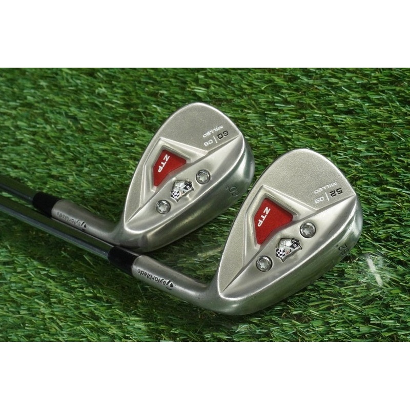 TAYLORMADE ZTP WEDGES SET MILLED DYNAMIC GOLD TOUR ISSUE SHAFTS RH 5209, 6006