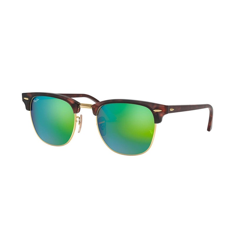 Ray-Ban Clubmaster Classic – Tortoise/Green Flash