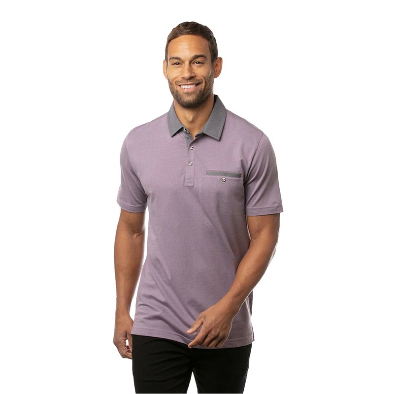 Travis Mathew Homer Polo|Heather Arctic Dusk|Small|Medium|Large|X-Large|XX-Large|XXX-Large
