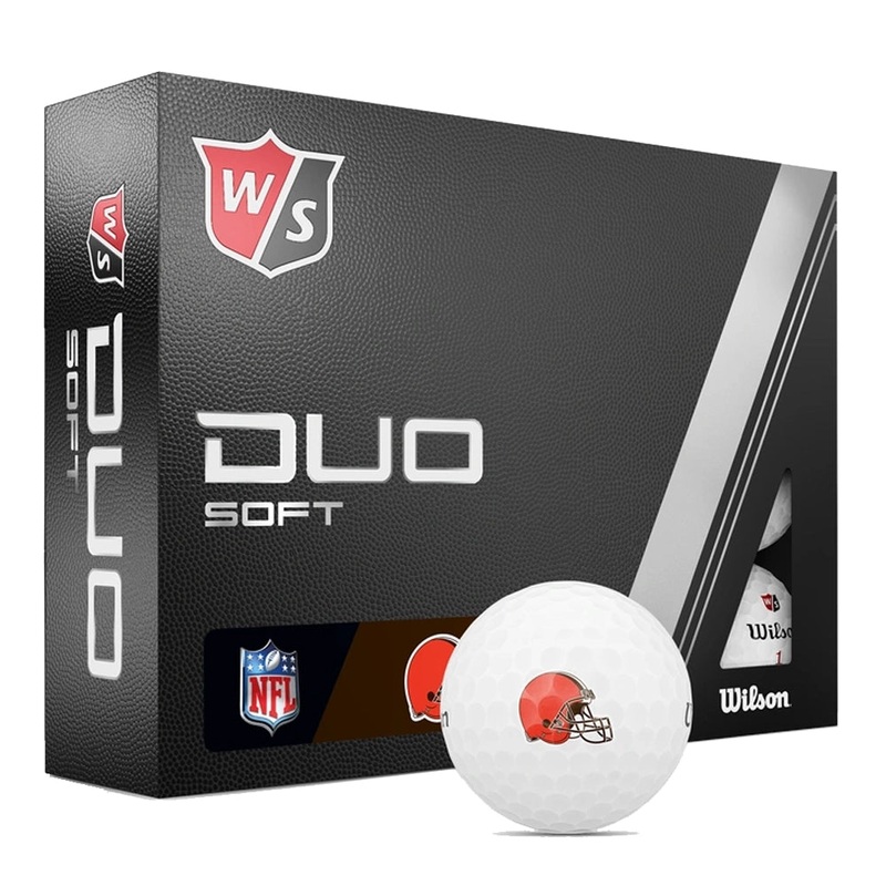 Wilson DUO Soft NFL Golf Balls – Cleveland Browns – Prior Generation