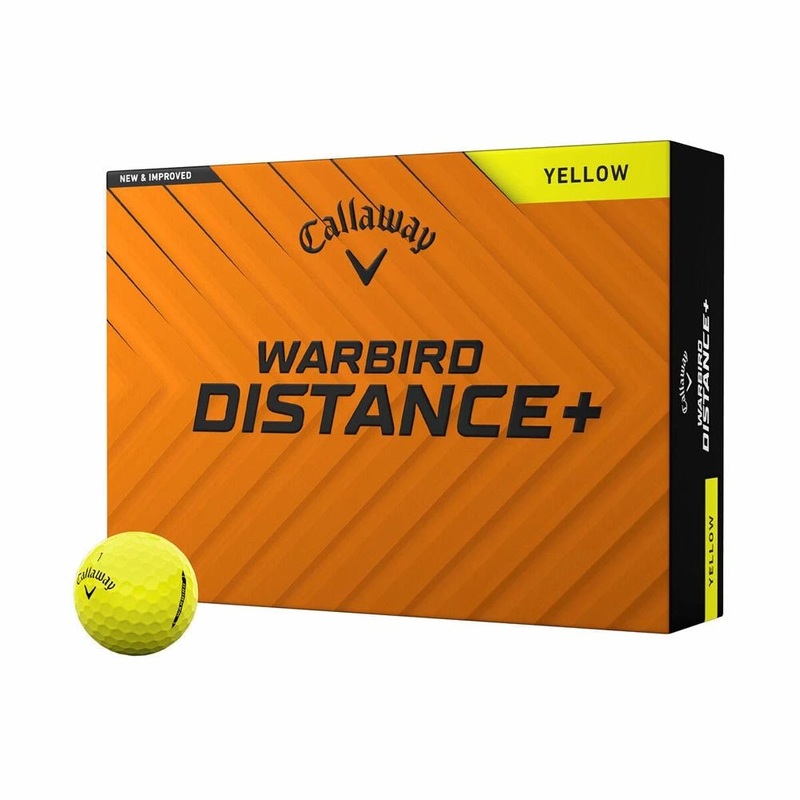 Callaway Warbird Distance+ Golf Balls – Yellow