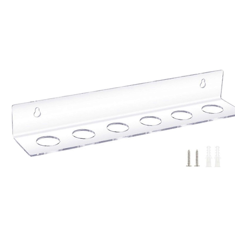 Clear Acrylic Golf Balls Holder Wall Mounted Display Floating Shelf Golf Balls Display Rack for Baseball Softball Tennis