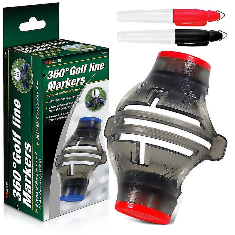 360-Degree Golf Ball Line Marker with Clamp