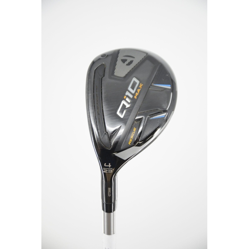 Lefty TaylorMade Qi10 Max Rescue 4 Hybrid SR Flex 40