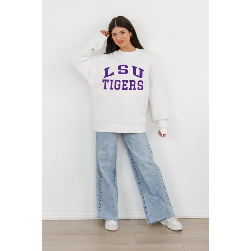 LSU TIGERS All-Star Style Fleece Pullover By Madi Prewett Troutt