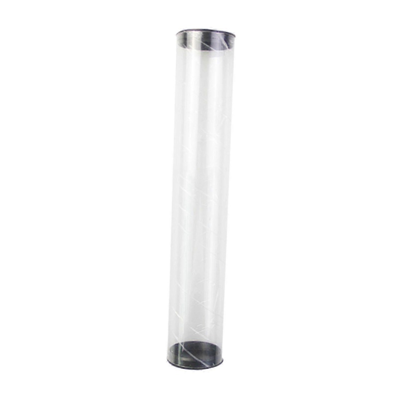 Transparent Cylinder Tube Golf Ball Case with Anti-Scratch Protection for Storing Golf Balls