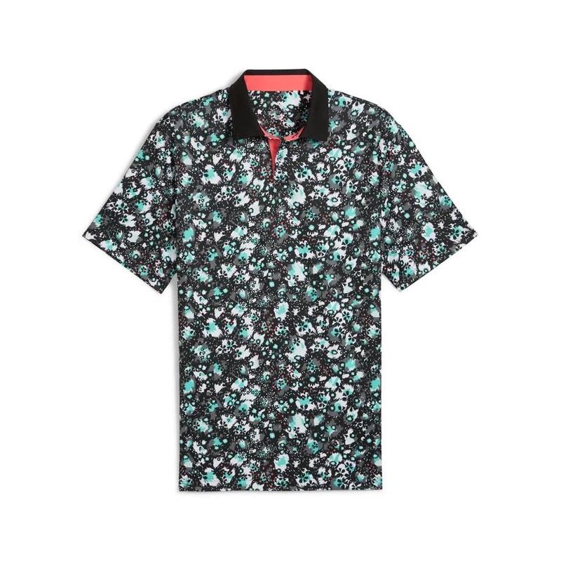 Puma Cloudspun Abstract Camo Golf Polo