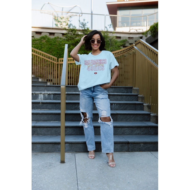 SAN FRANCISCO 49ERS No Limits Short-Sleeve Flowy Tee