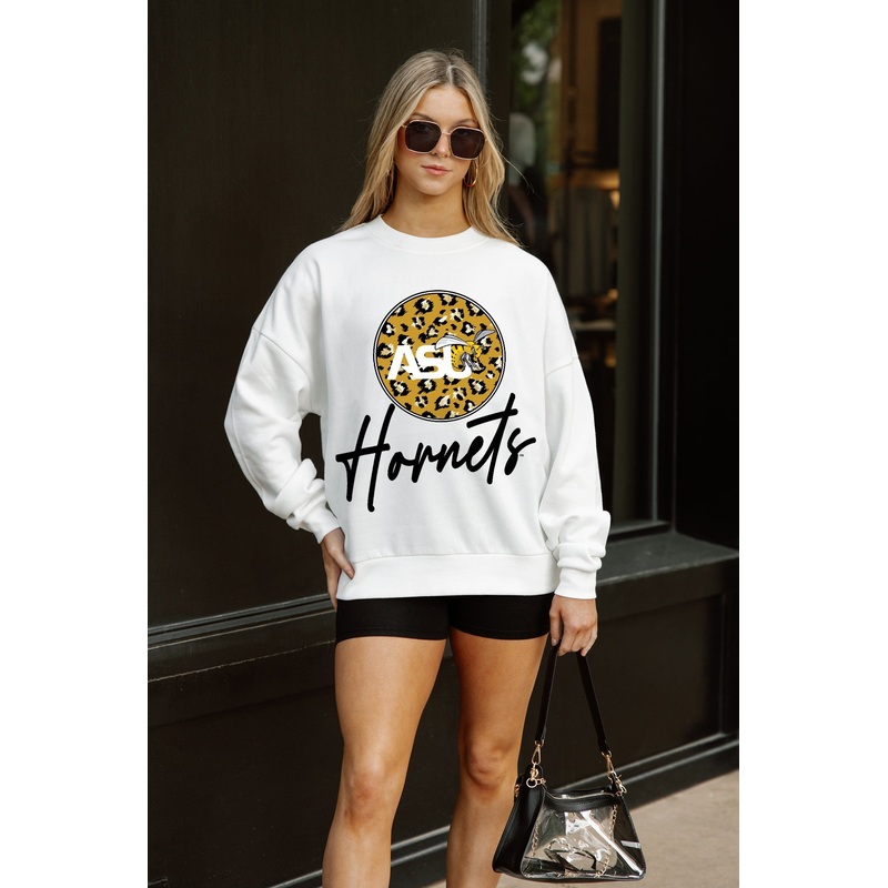 ALABAMA STATE HORNETS WILD BREAKTHROUGH PREMIUM FLEECE CREWNECK PULLOVER