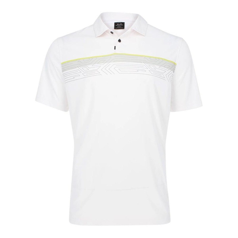 Oakley Print Layer Stripe Golf Polo