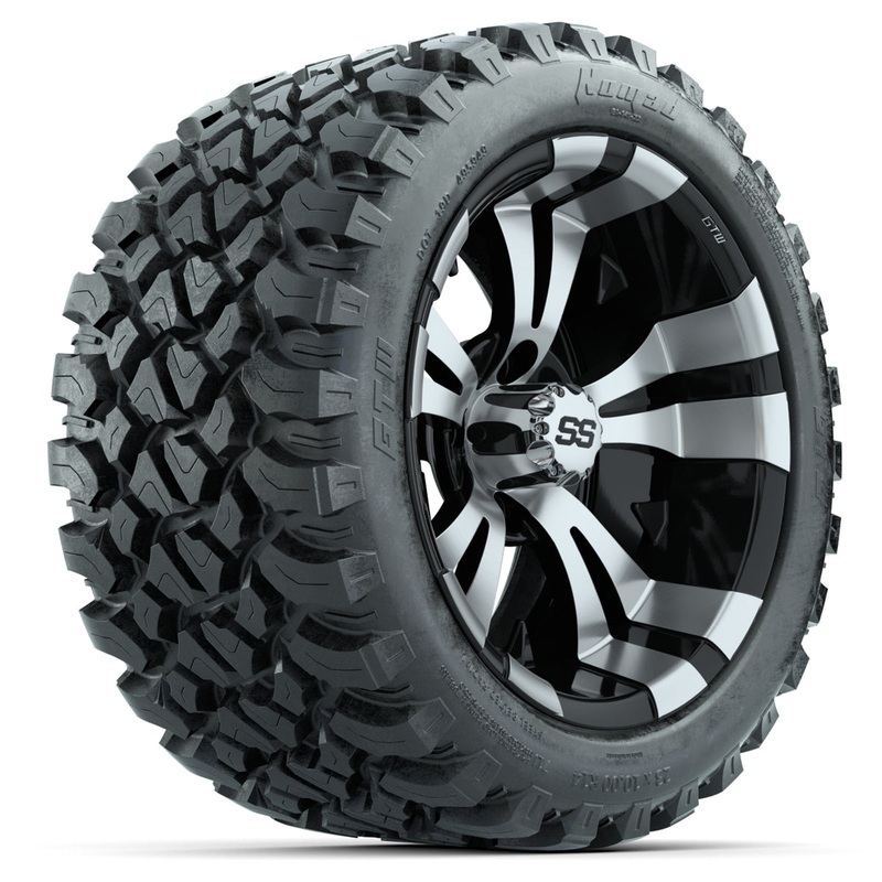 Set of (4) 14 in GTW Vampire Wheels with 23×10-14 GTW Nomad All-Terrain Tires PN# A19-578