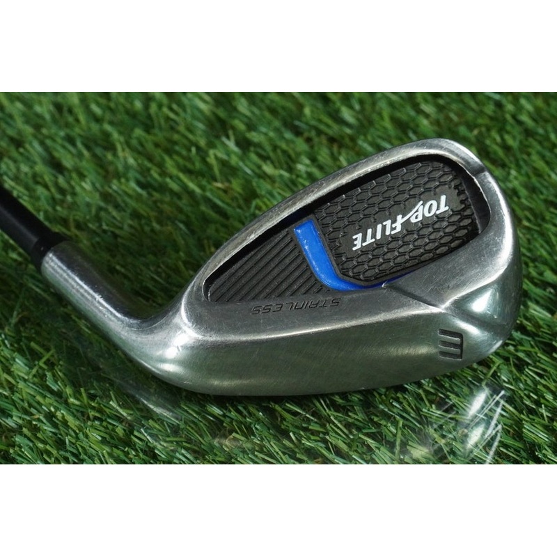 TOP FLITE STAINLESS PITCHING WEDGE W GRAPHITE SENIOR FLEX RH ~ L@@K!!