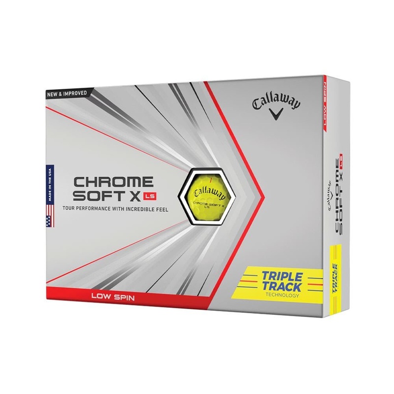 Callaway Chromesoft X LS Triple Track Golf Balls – Yellow