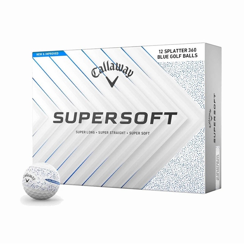 Callaway Supersoft Splatter 360 Golf Balls – Blue