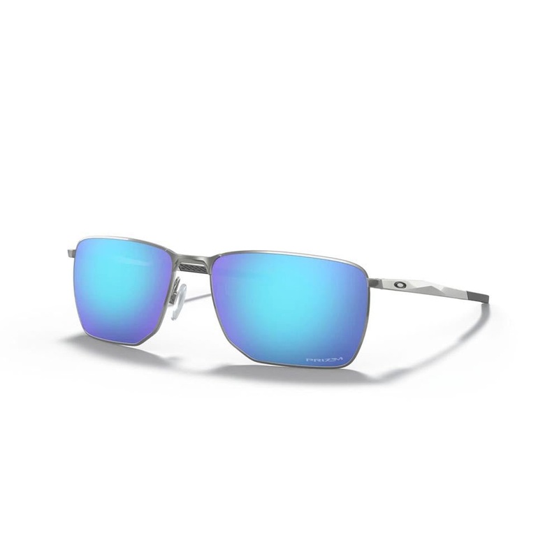 Oakley Ejector Sunglasses – Satin Chrome/Prizm Sapphire