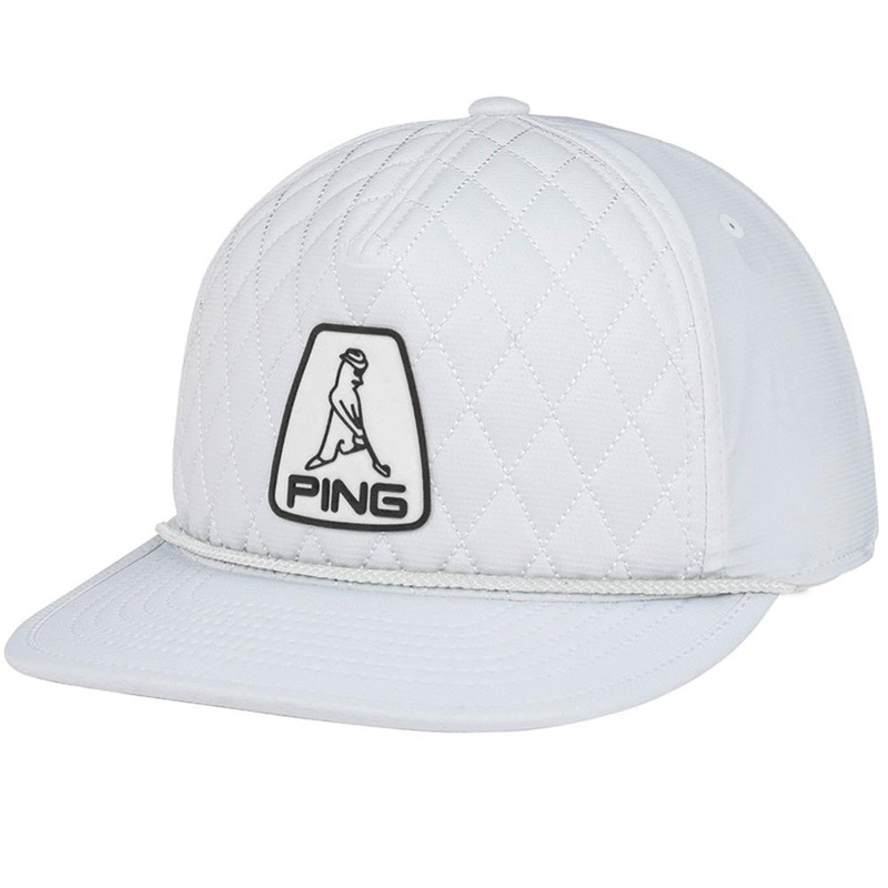 Ping Heritage Snapback Hat|White