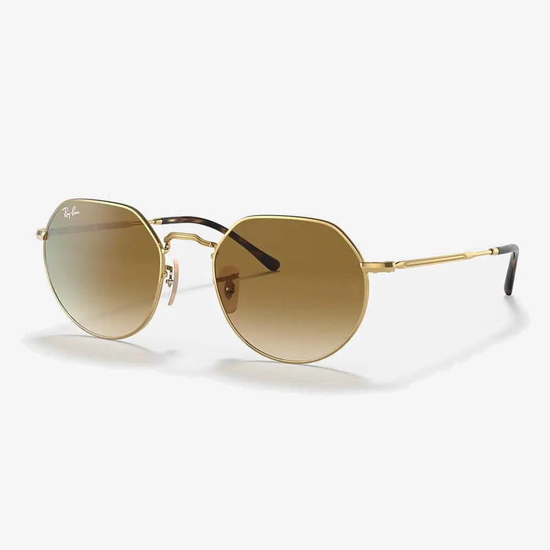 Ray-Ban Jack – Gold/Light Brown Gradient