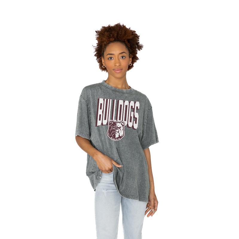 ALABAMA A&M BULLDOGS SOLID DEFENSE OVERSIZED CREWNECK TEE