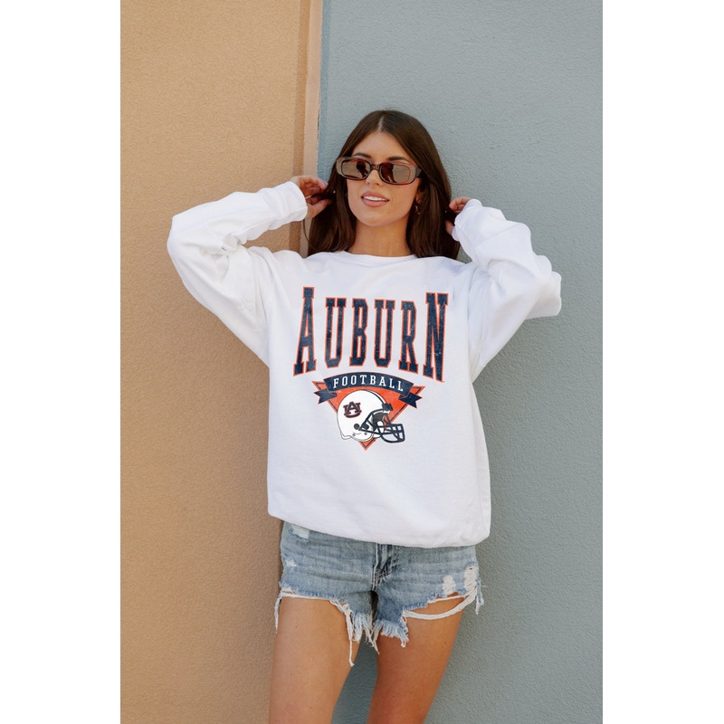 AUBURN TIGERS Slow Motion Crew Fleece Pullover By Madi Prewett Troutt