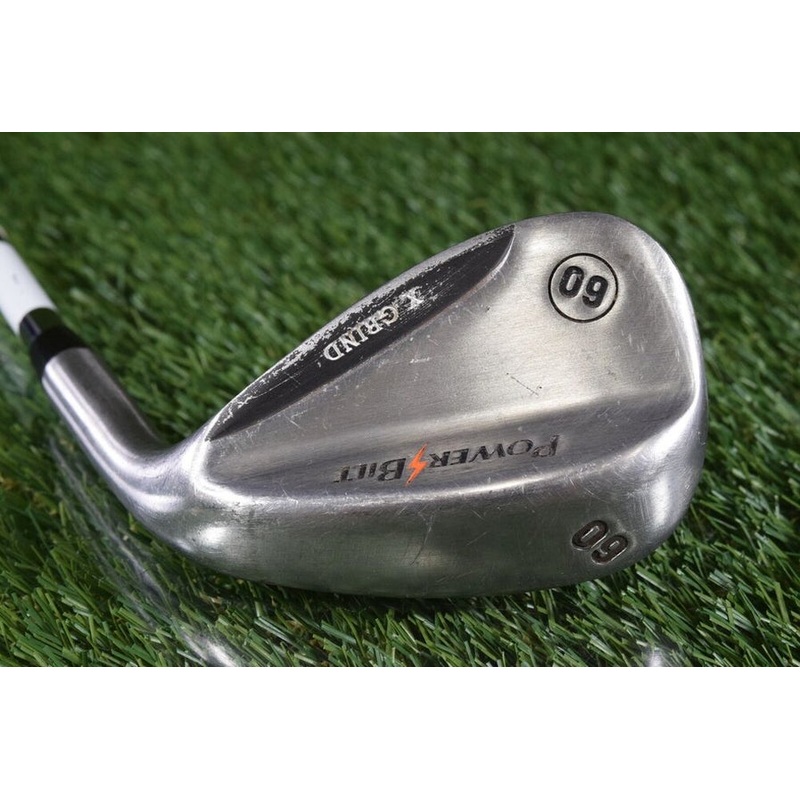 POWER BILT X GRIND 60 LOB WEDGE L APOLLO REGULAR FLEX STEEL SHAFT ~ L@@K!!