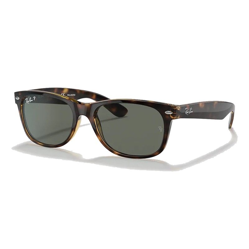 Ray-Ban New Wayfarer – Tortoise/Polarized Green Solid