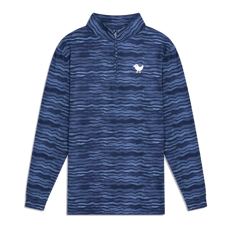 Bad Birdie Rip Drives Navy Golf Quarterzip