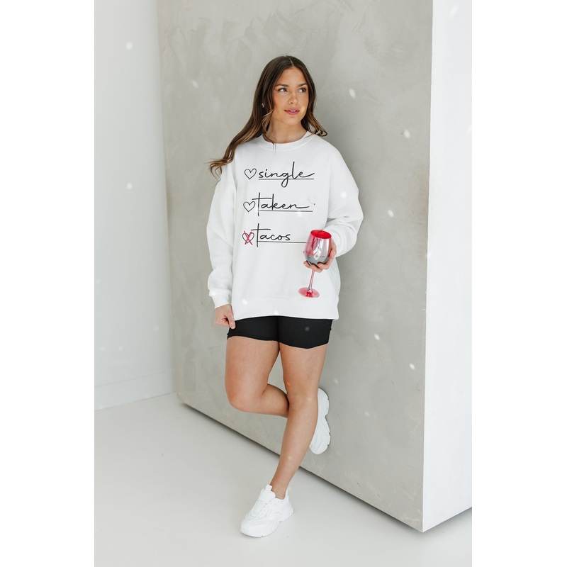 STATUS CHECKLIST PREMIUM FLEECE DROP SHOULDER CREWNECK SWEATSHIRT