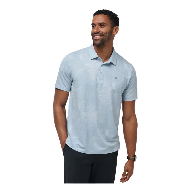 Travis Mathew Featherweight Mist Golf Polo