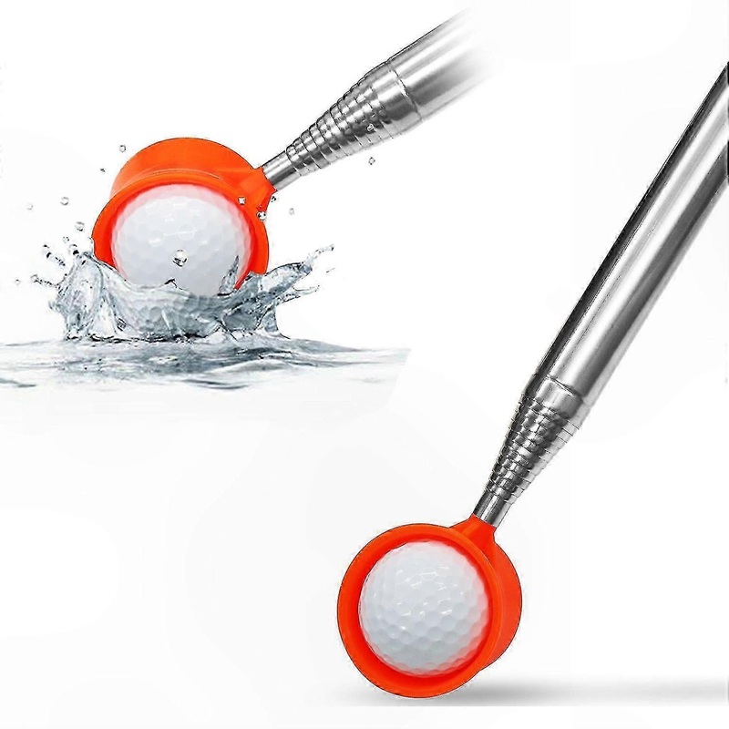9ft Telescopic Golf Ball Retriever with Aluminum Shaft and Nylon Cup for Easy Ball Retrieval Tool