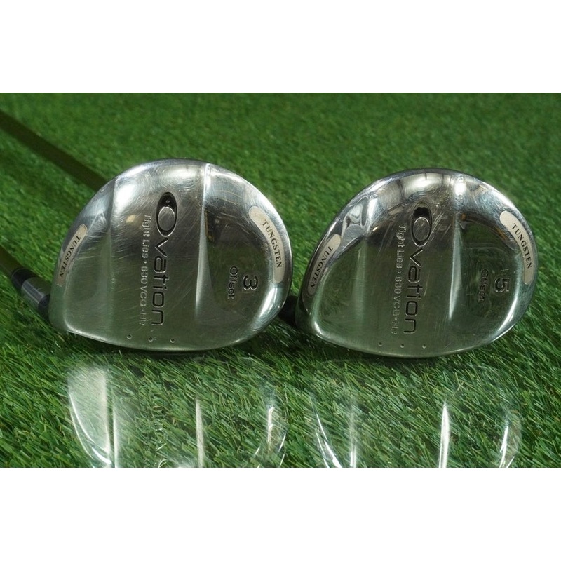 ADAMS OVATION 3 + 5 WOODS SET TIGHT LIES OFFSET  ANTI SLICE – GRAPHITE STIFF
