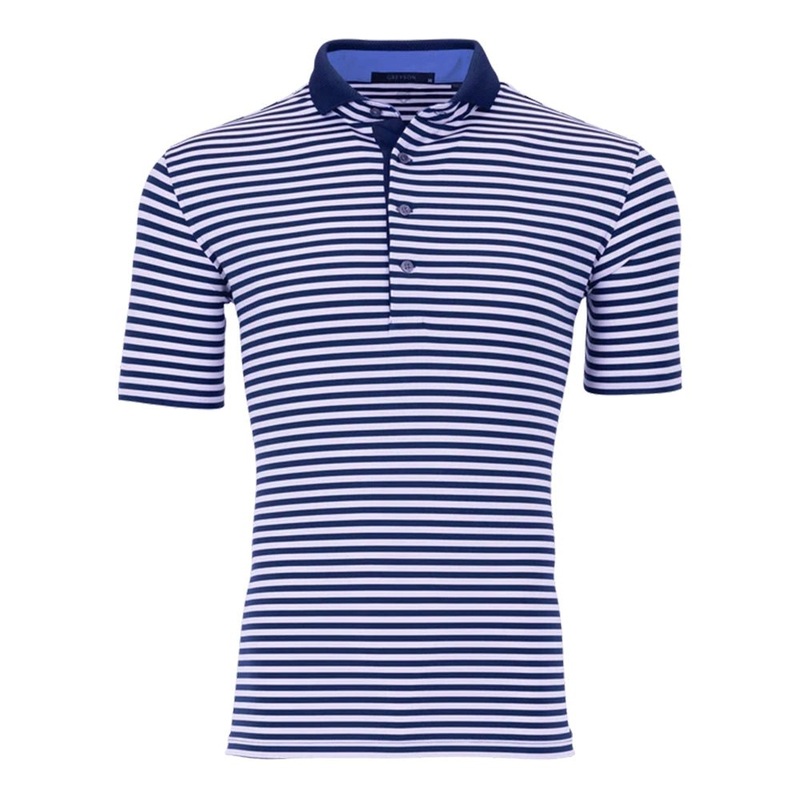 Greyson Tennessee Golf Polo|Maltese Blue|Small|Medium|Large|X-Large|XX-Large