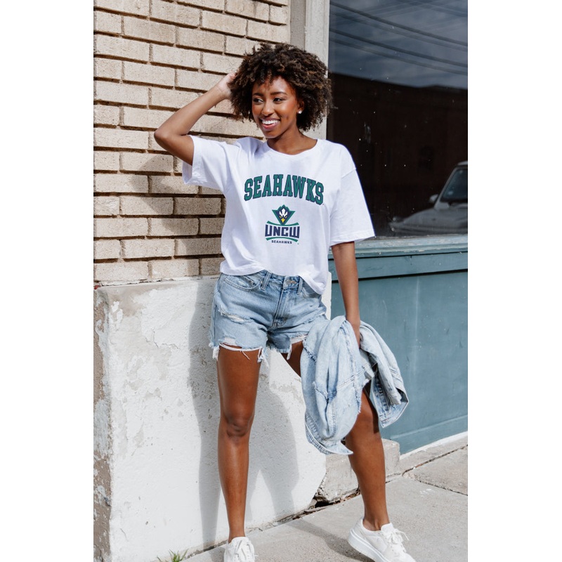 UNC WILMINGTON SEAHAWKS Around We Go Flowy Tee